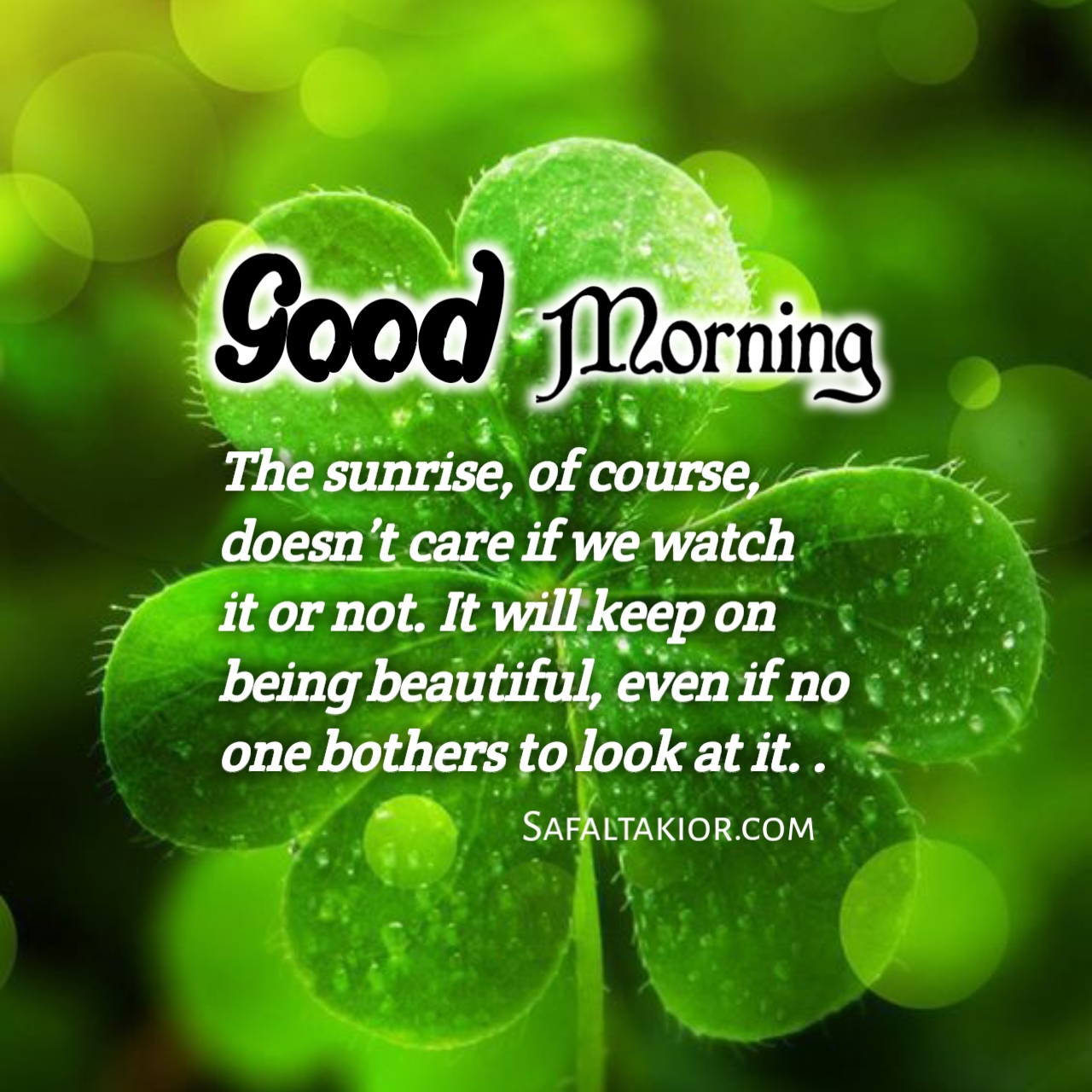 Beautiful 'Good Morning' Thoughts,Quotes &images Messages