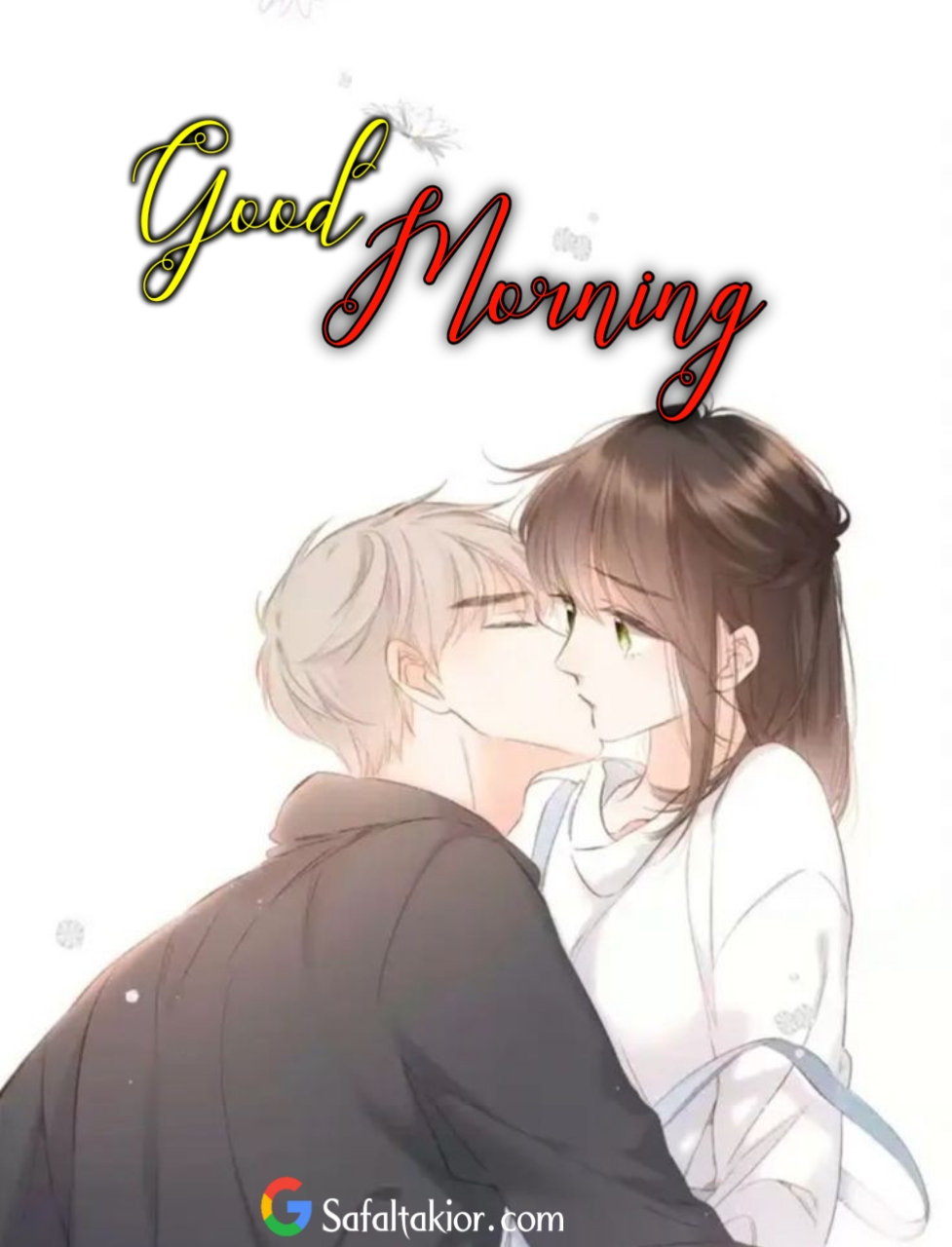 kissing good morning images