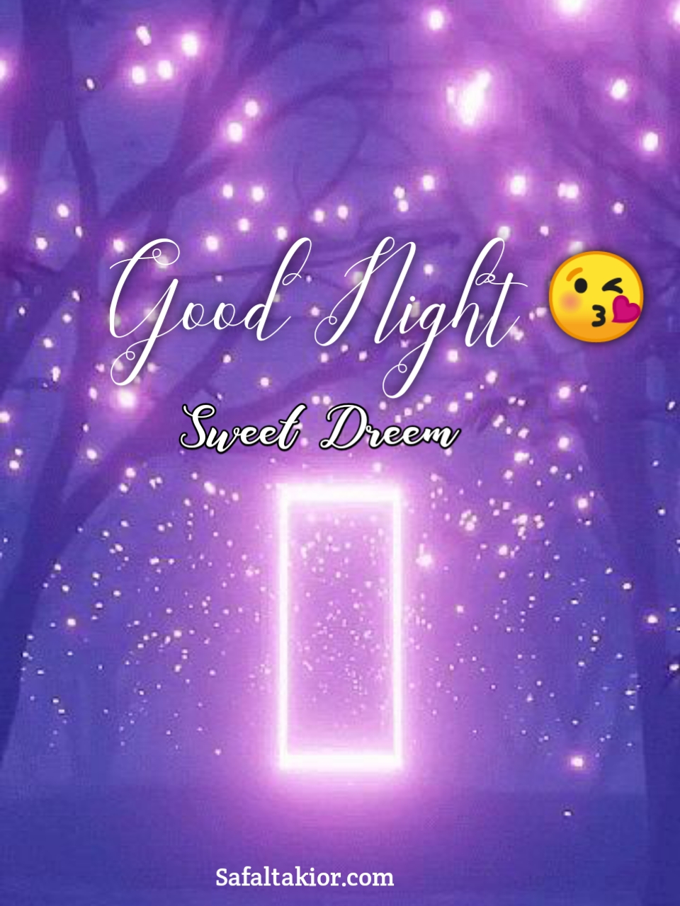 best good night message image