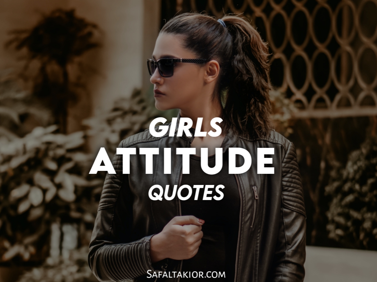Girls attitude